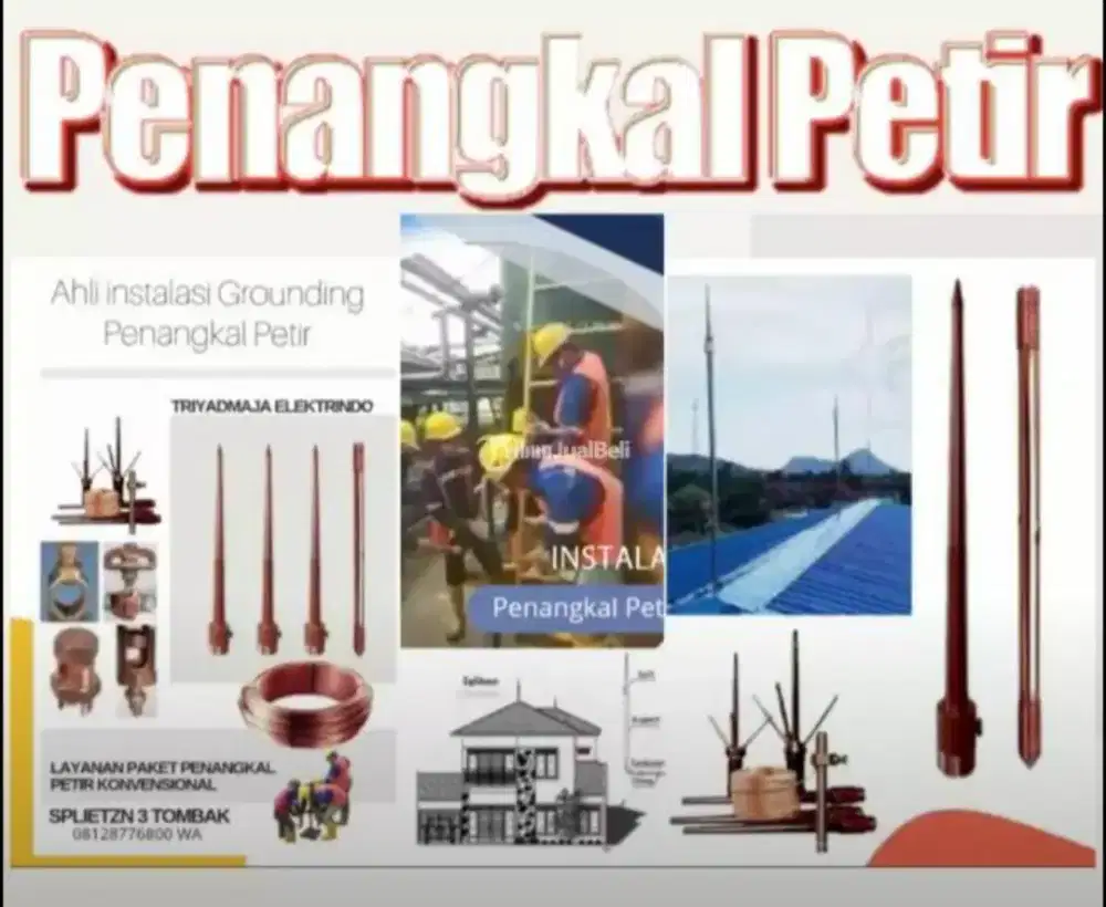 ALAT PASANG PENANGKAL ANTI PETIR - ANTI PETIR AREA BANTEN