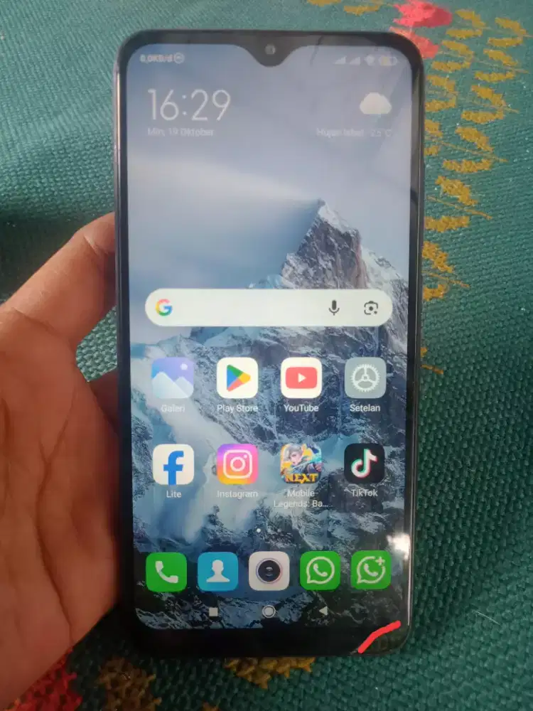 Redmi 8a pro ram 3/32 batangan