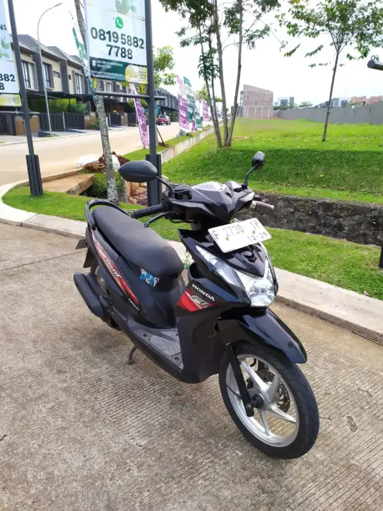 Beat FI thn 2014 Pajak hidup kaleng panjang plat F kabupaten bogor