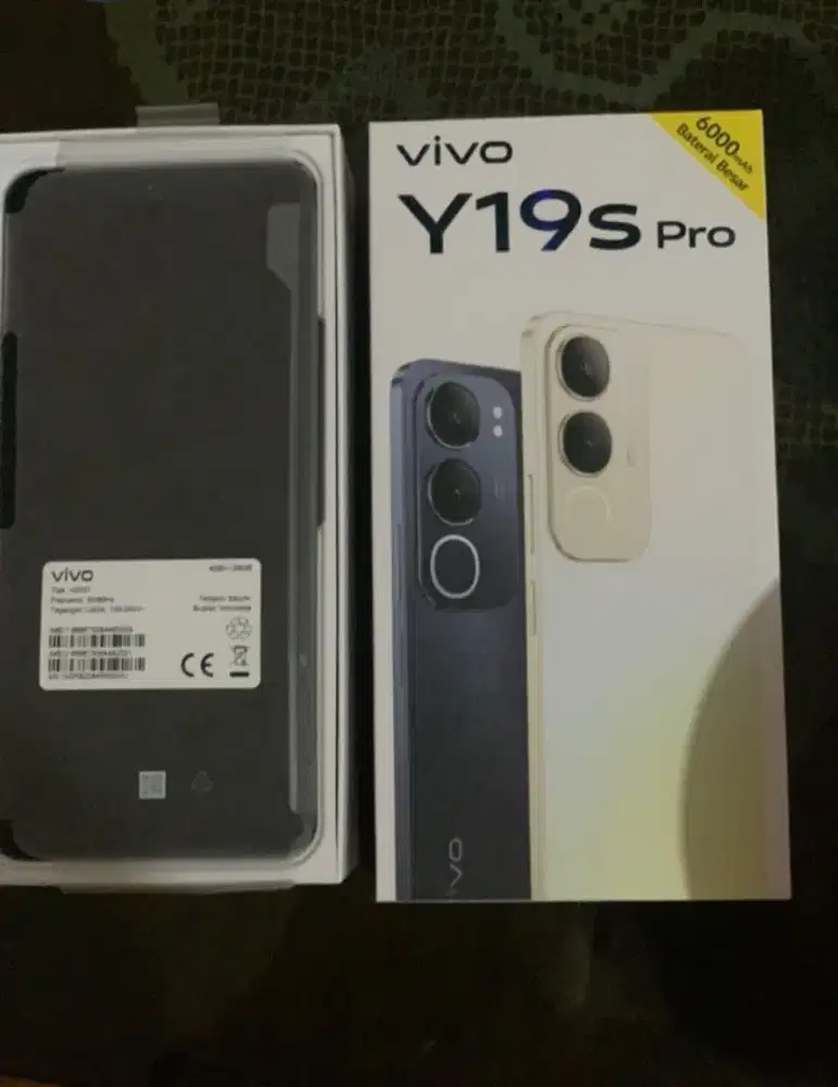Vivo y19s pro 4+4/128 Lengkap