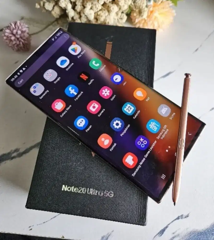 Murah hp Samsung Note 20 ultra 5G 12/256 lkp Bks grs resmi,bs TT