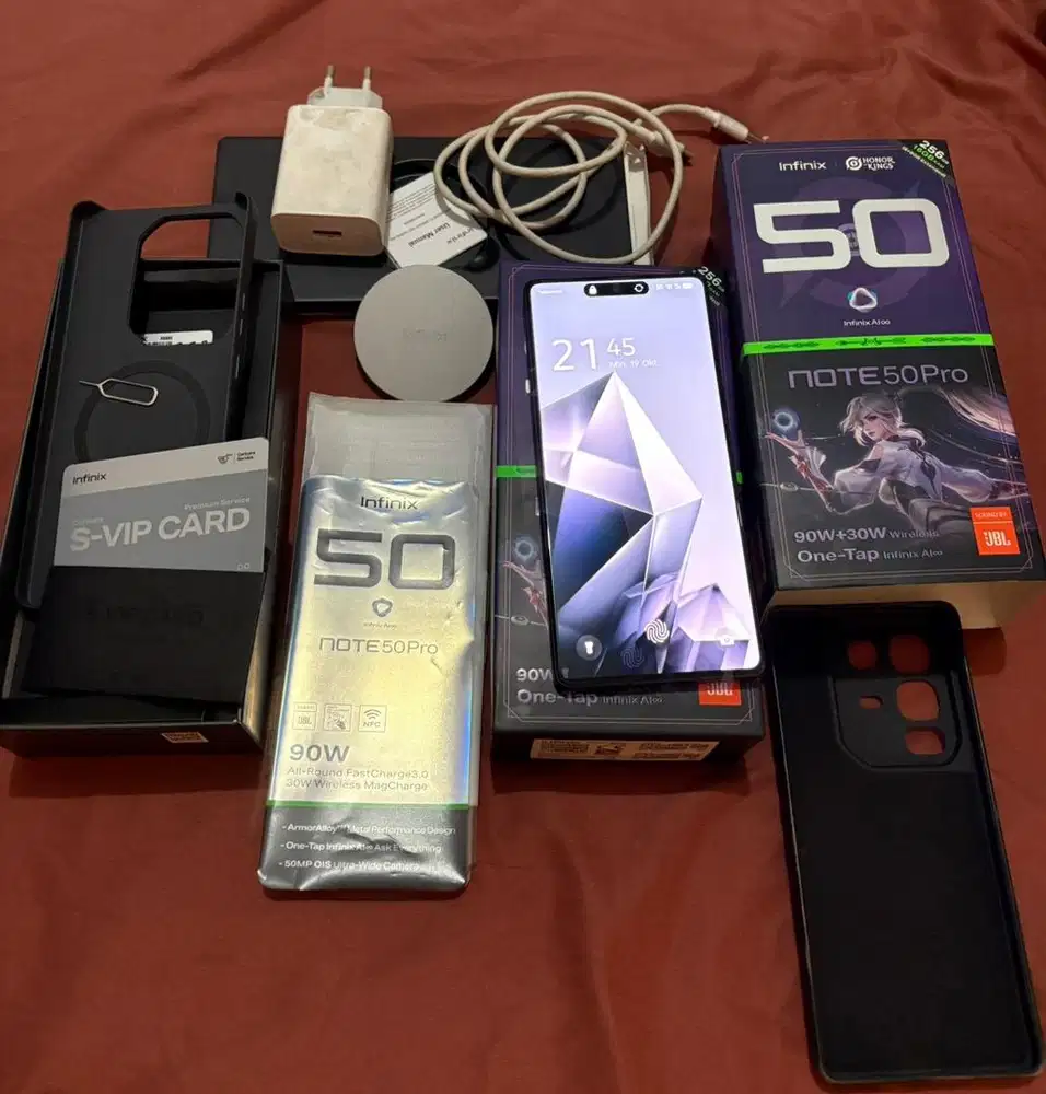 INFINIX NOTE 50 PRO RAM 8/256 SECOND 98% MULUS | Shadow Black