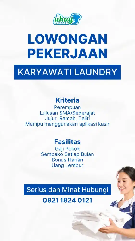 Lowongan Kerja Laundry