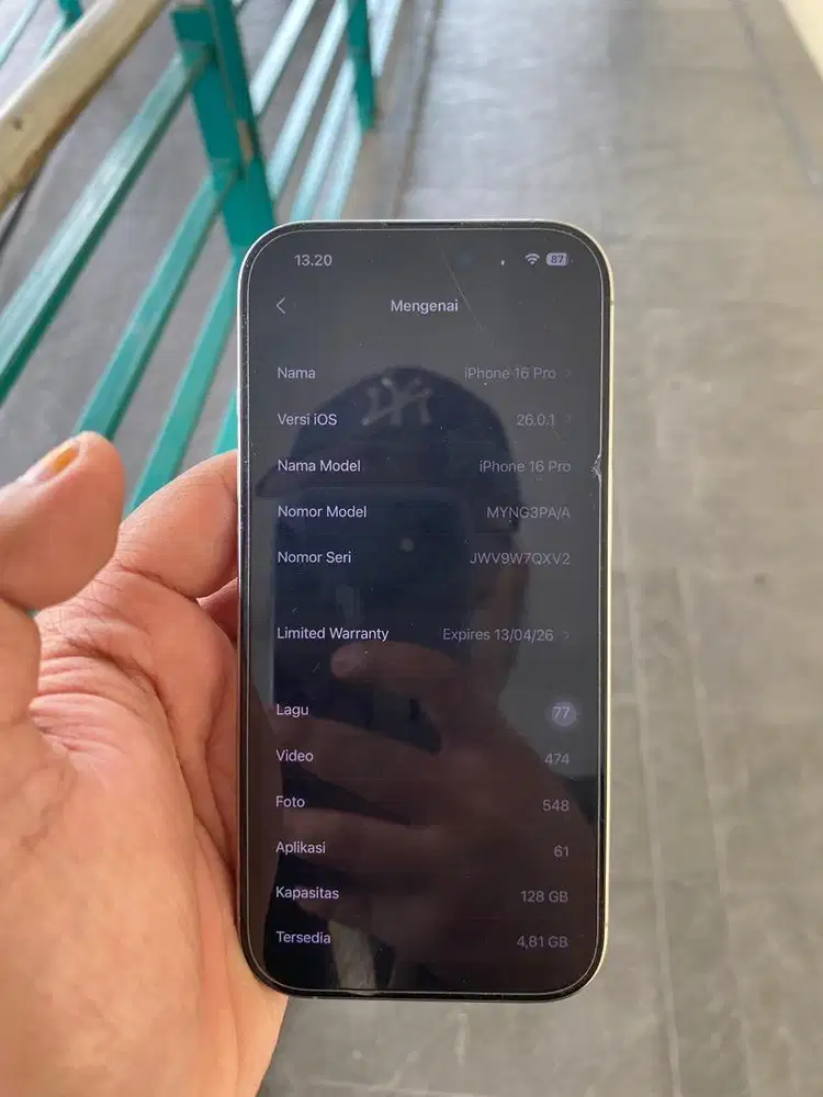 Iphone 16 pro 128 ibox like new
