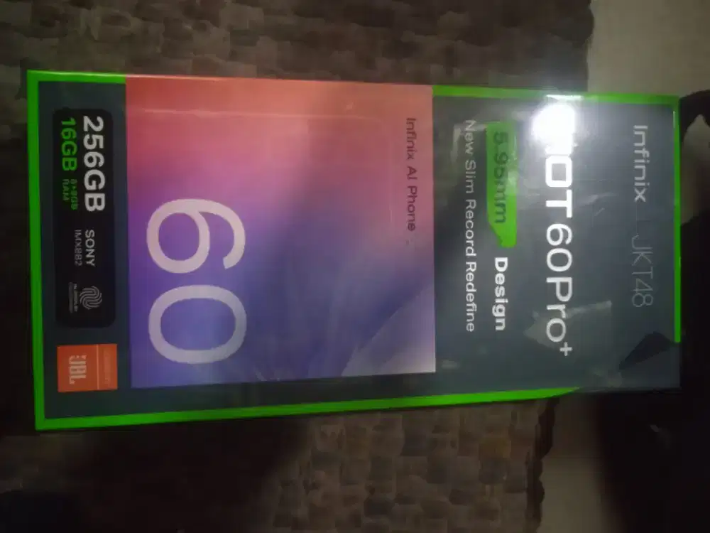 new infinix Hot 60 pro + kondisi 100% mulus