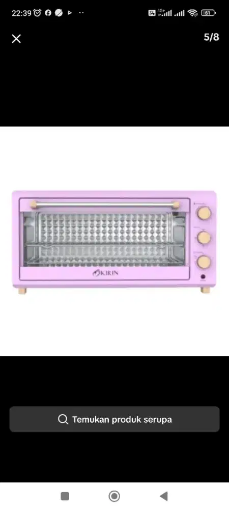 Jual oven karena jarang dipakai