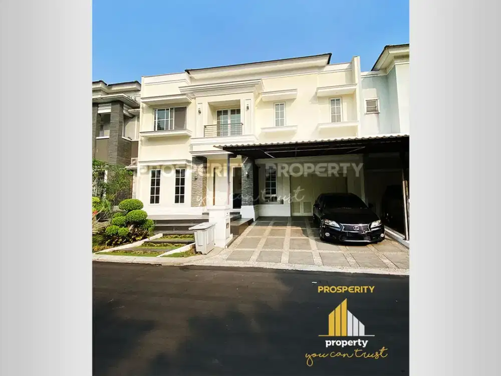 Rumah Mewah di Cluster Aquamarine Full Interior dan Furnished Hadap Clubhouse di Pondok Hijau Golf PHG by Summarecon Gading Serpong