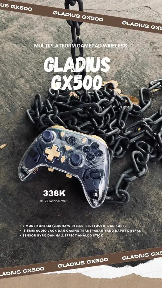 Rexus gamepad GLADIUS GX500