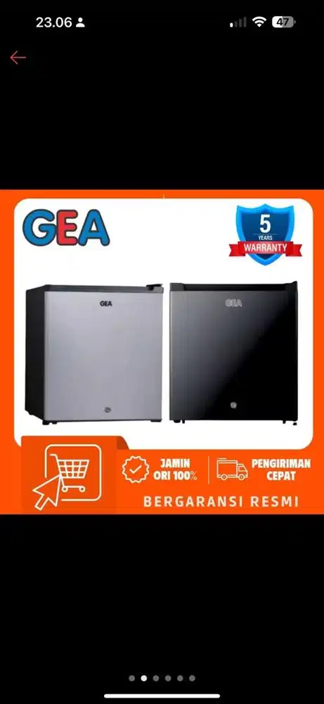 Kulkas Mini Bar merk GEA