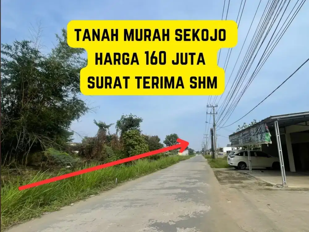 TANAH SEKOJO PINGGIR JALAN PALEMBANG