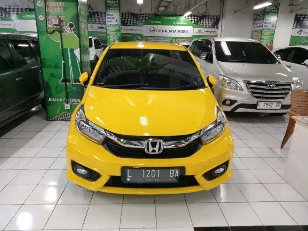 HONDA BRIO SATYA E AT 2021 KUNING