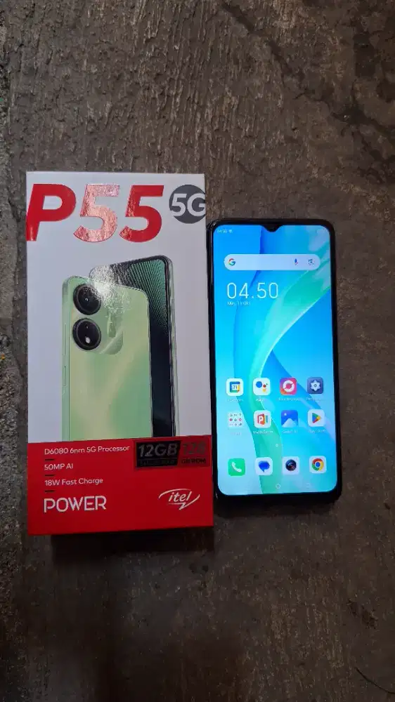 Hp itel P55 5G 6/128 fullset