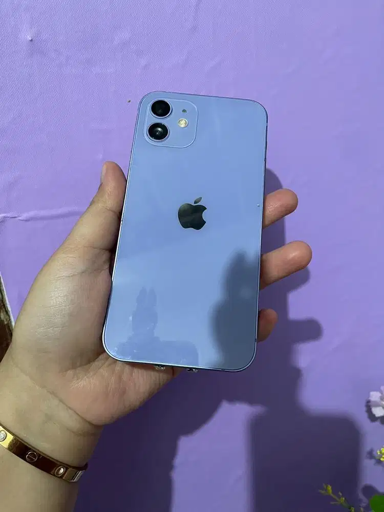 DIJUAL IPHONE 12 128GB PURPLE MINUS