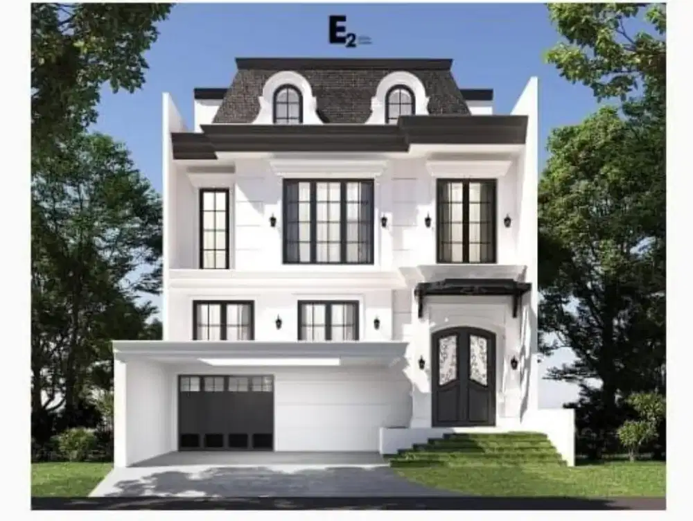 Dijual Rumah Baru European Classic 3,5 Lantai Pakuwon Indah