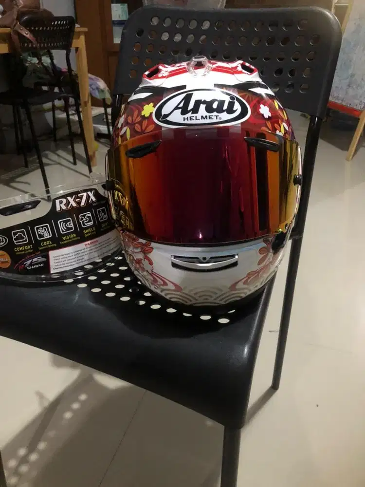Arai RX7X nakagami GP3 ori