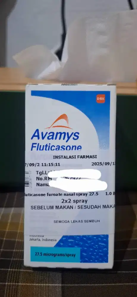 Avamys Fluticasone Nasal Spray 27.5