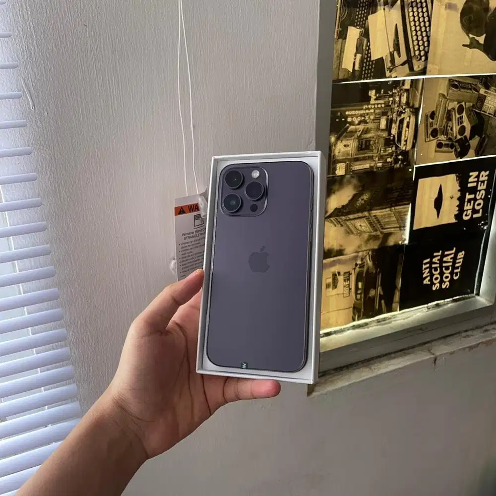 Iphone 14 promax 128gb deep purple
