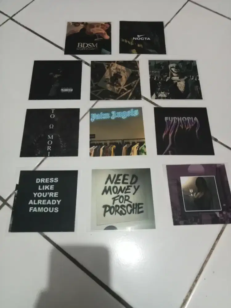 Sticker DTF ukuran 10 cm x 10 cm