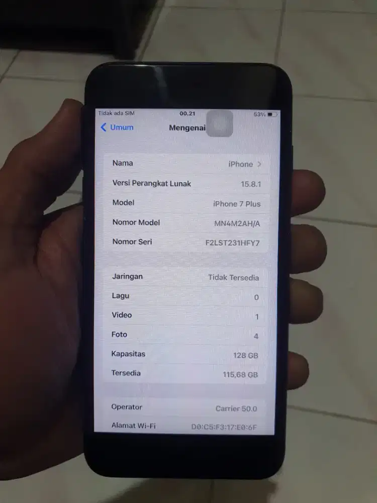Iphone 7+ 128 gb