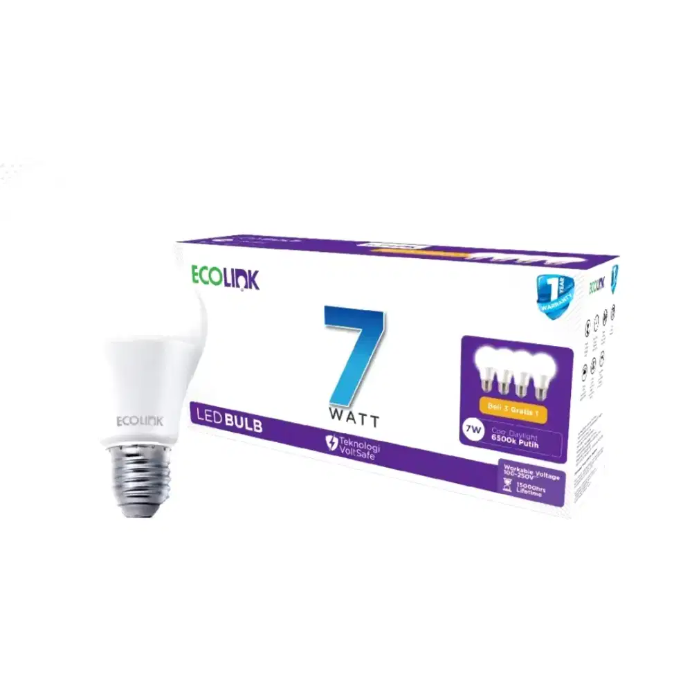 Lampu set ecolink q pabrikan dengan philips 5pcs