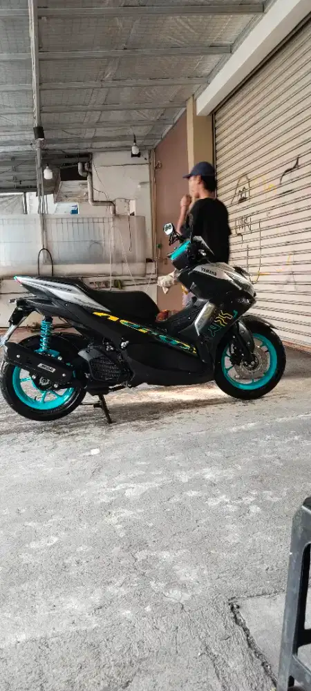 Knalpot aerox new 155 original