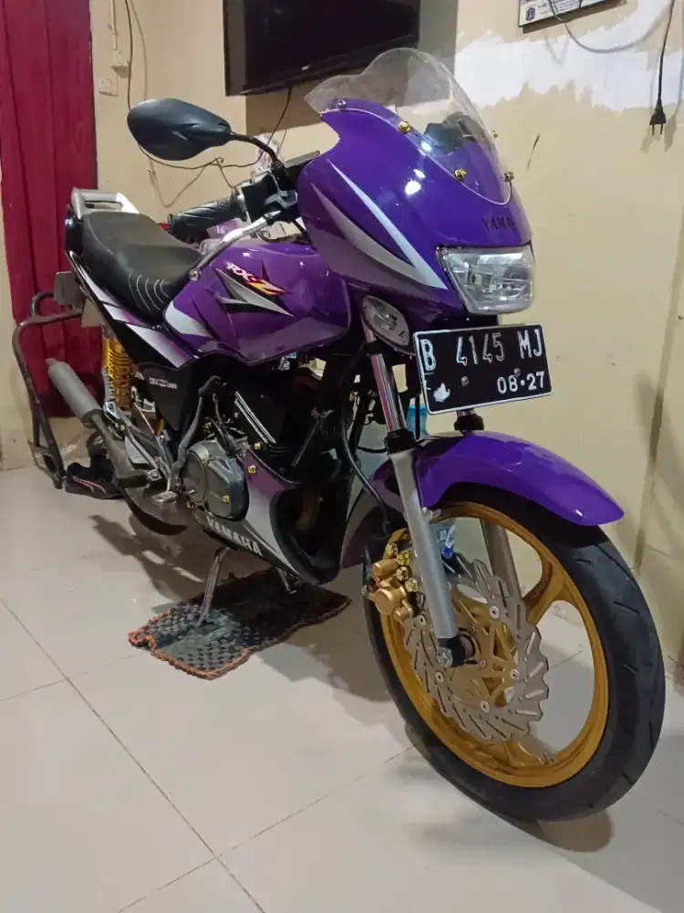 Yamaha RXZ Tahun 1997 Asli Ungu Pajak Hidup