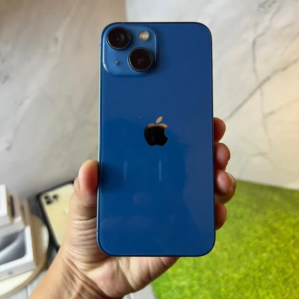 IPhone 13 mini 512 Gb Blue Inter All Operator Mulus Normal Lancar Jaya