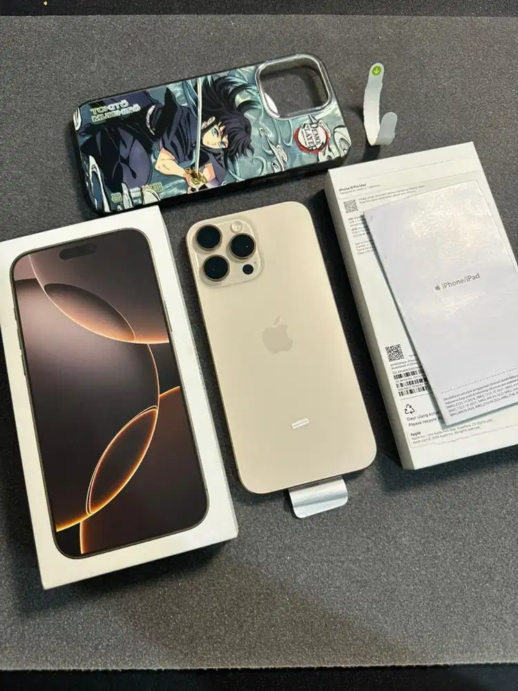 Iphone 16 promax 256 gb ibox dessert titanium