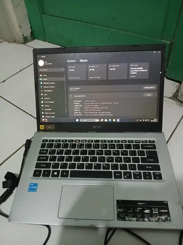 Laptop aspire 5 a514-54G