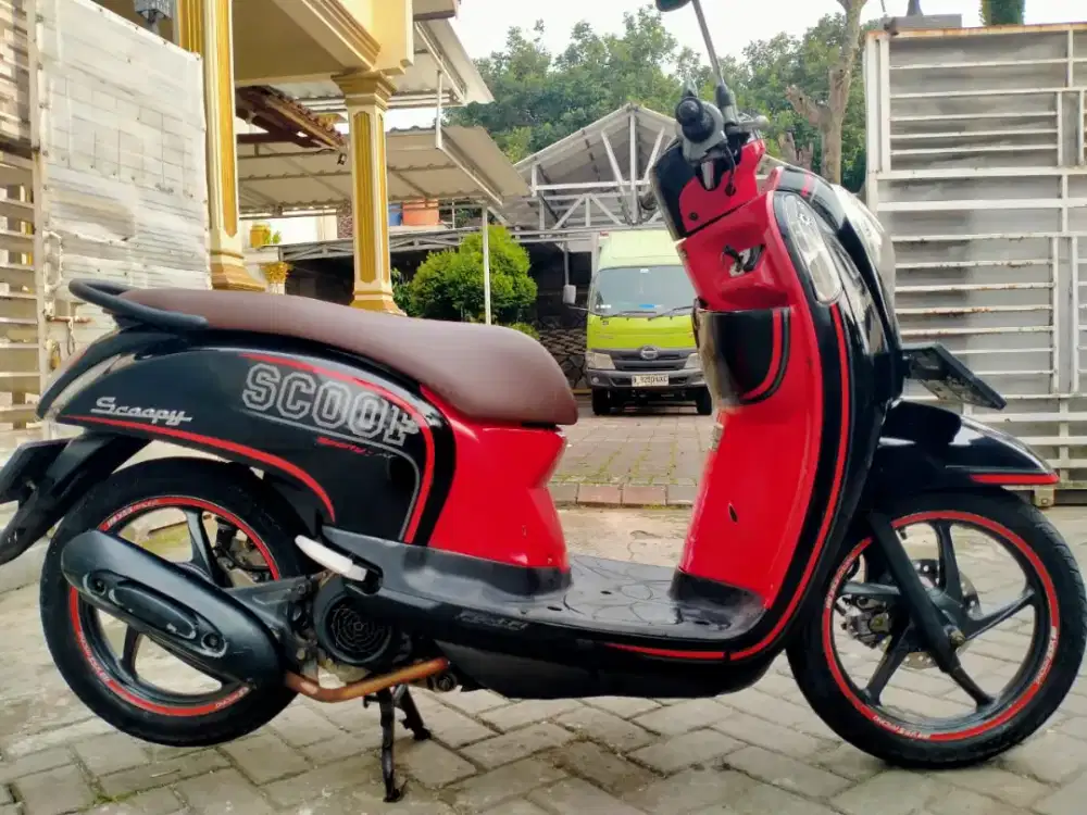 Scoopy FI pajak hidup lengkap motor sehat keterangan detail dibawah