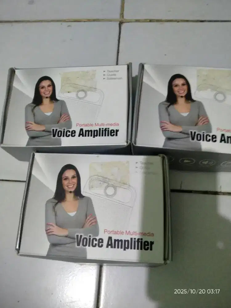 Voice amplifier bortable multi media