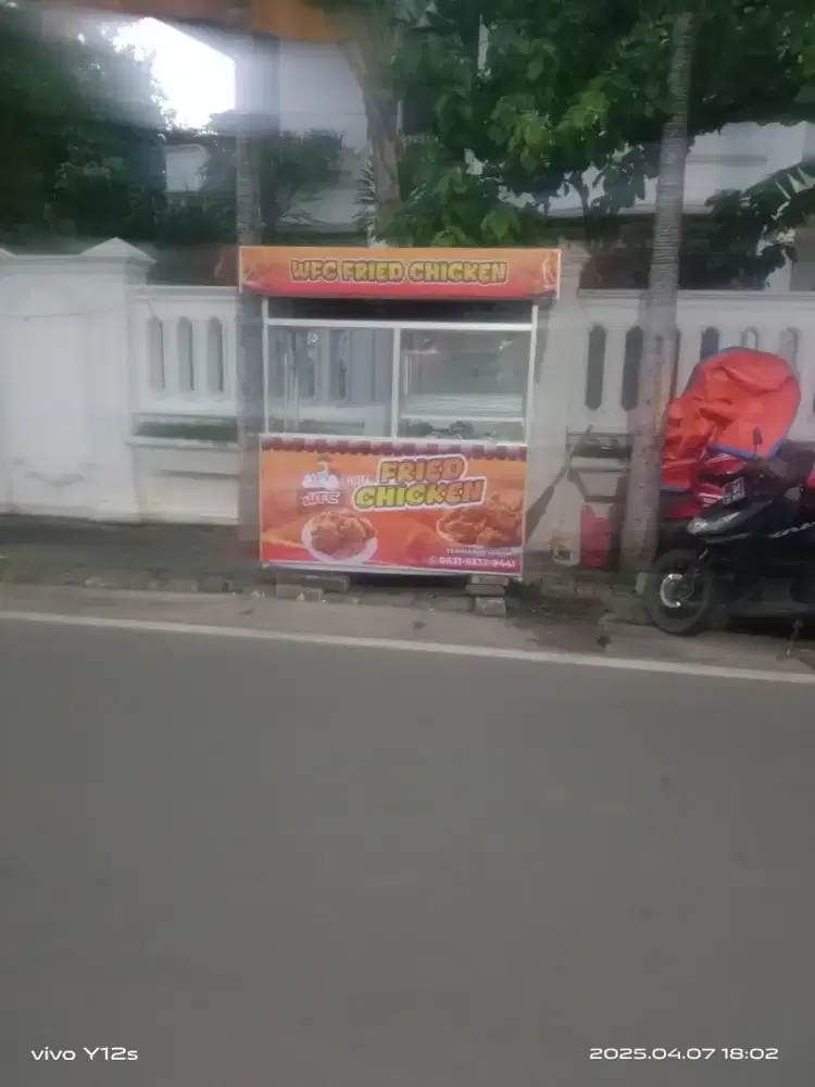 DIJUAL GEROBAK BEKAS UNTUK FRIED CHICKEN