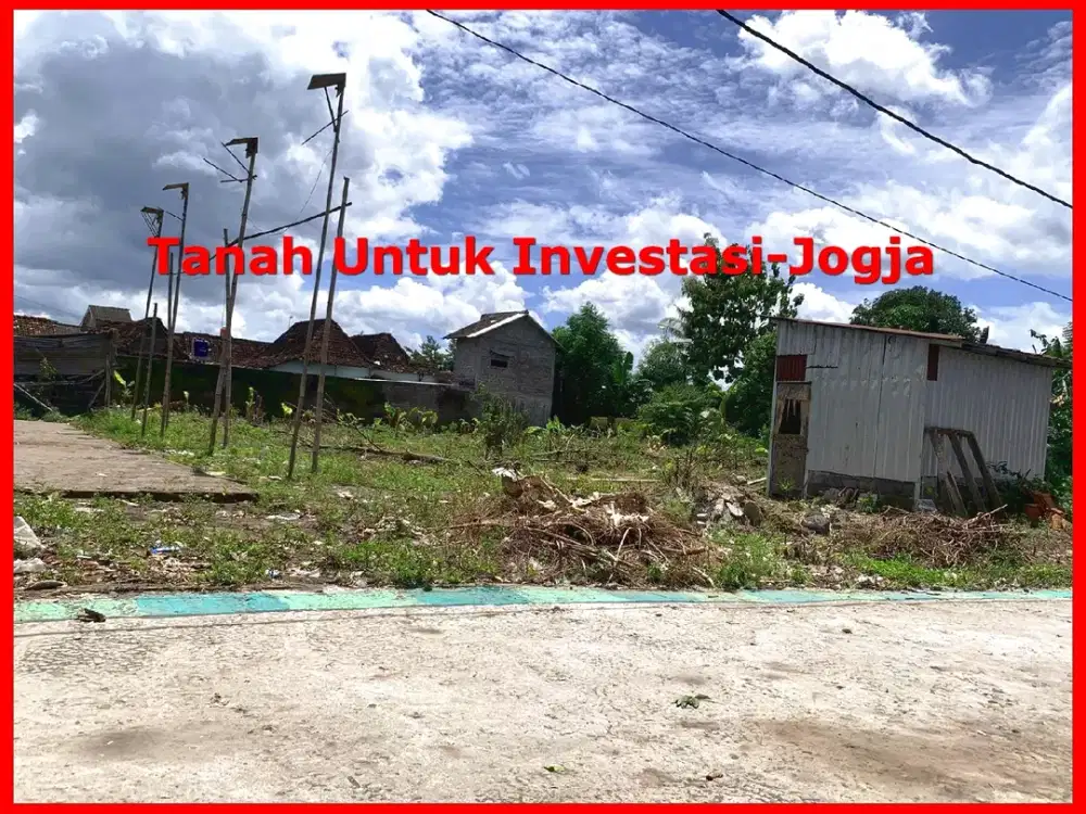 Tanah Dijual Dekat Jogja Expo Center di Berbah