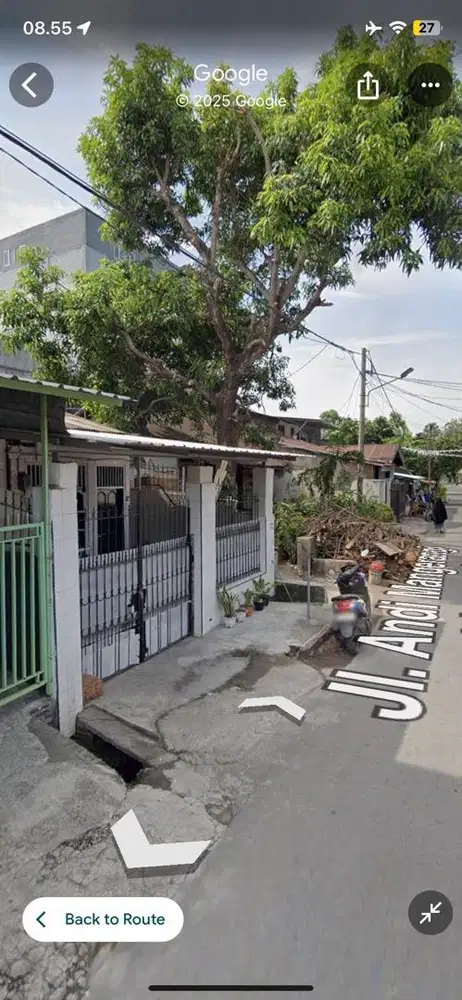 Rumah 2 Lantai Jl. A Mangerangi lokasi strategis