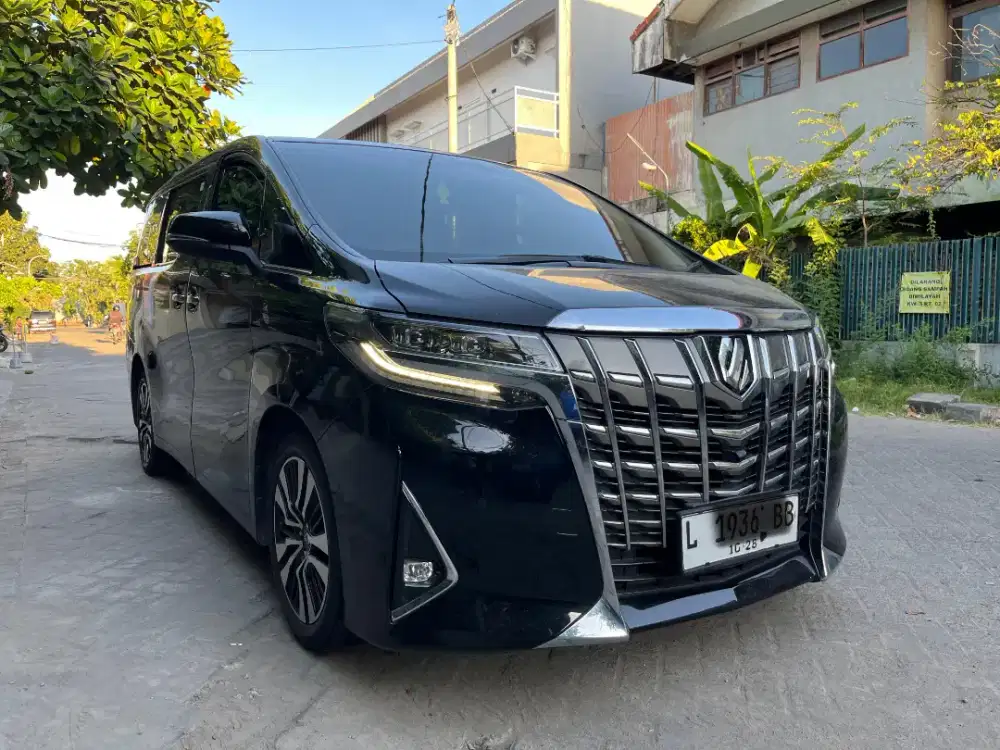 Toyota Alphard G 2.4 At 2018 matic hitam ready juga Vellfire 2017