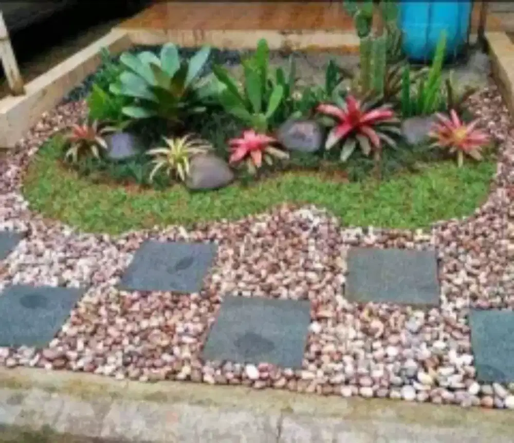 Taman dekorasi Batu alam