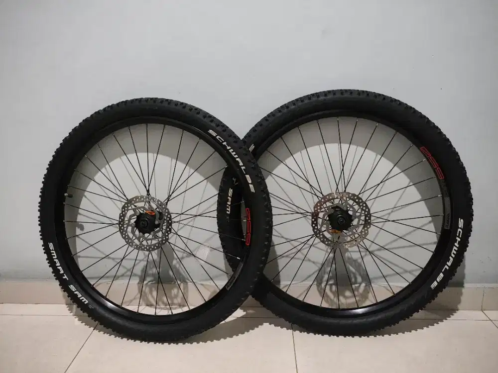 Wheelset 27,5 shimano bawaqb xtrada 6 old plus ban schwalbe