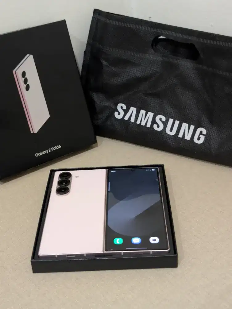 SAMSUNG Z FOLD 6 5G RESMI SEIN 12/256GB PINK MULUS