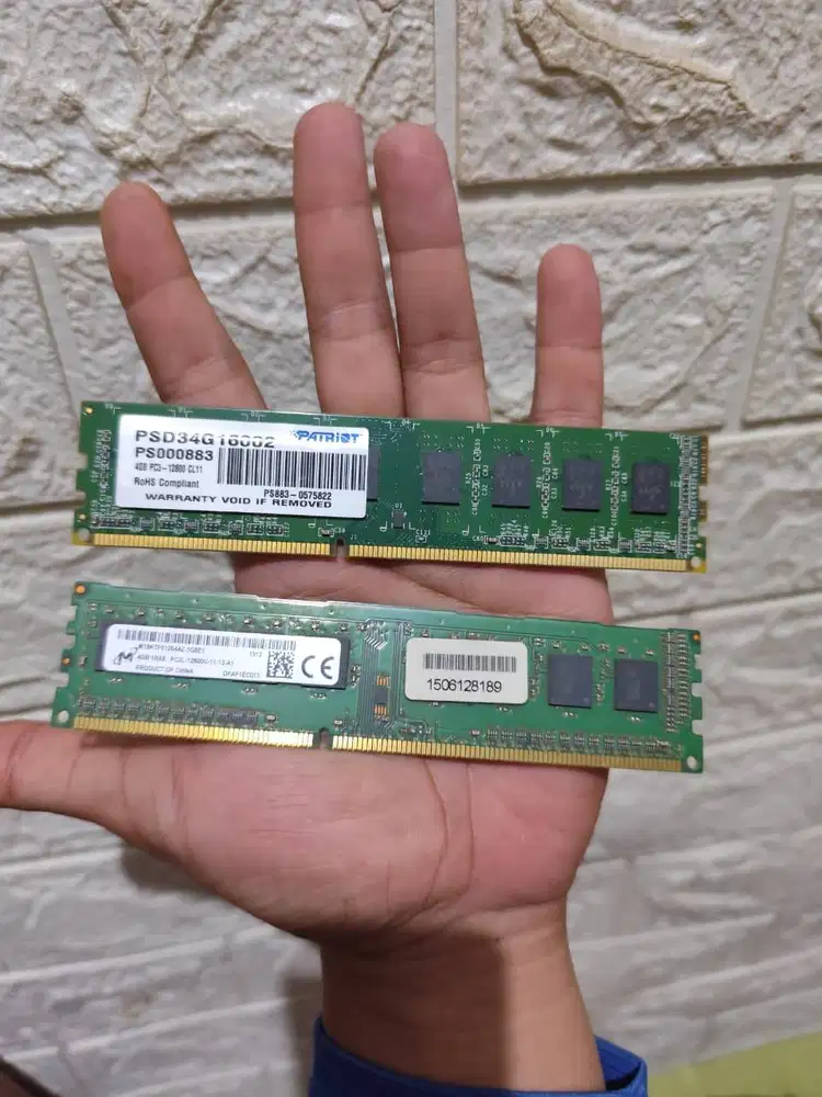 RAM 8GB (2x 4GB) DDR3 1600MHz for PC Desktop Komputer