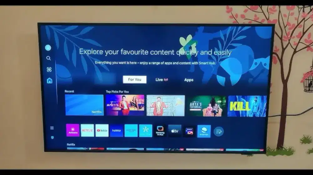 Tv Samsung 65 inci Crystal 4K UHD HDR smart tv/android tv