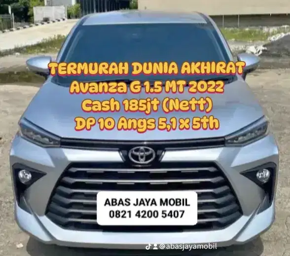 Toyota Avanza 2022 Bensin