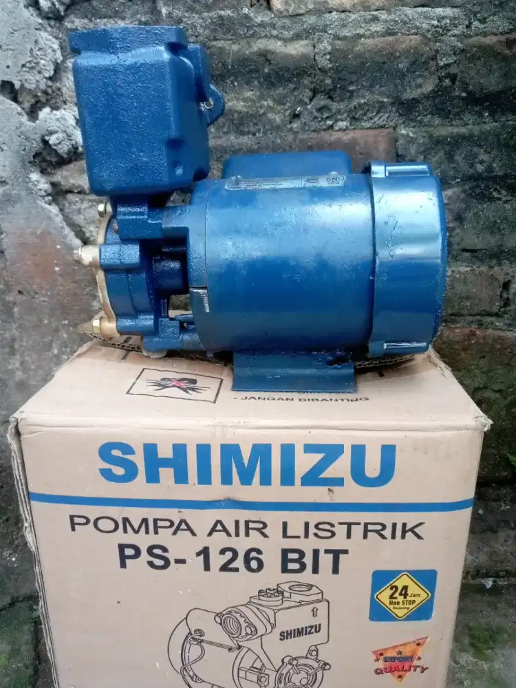 Pompa air Shimizu PS 126 bit bekas siap pasang bs TT pompa mu yg rusak