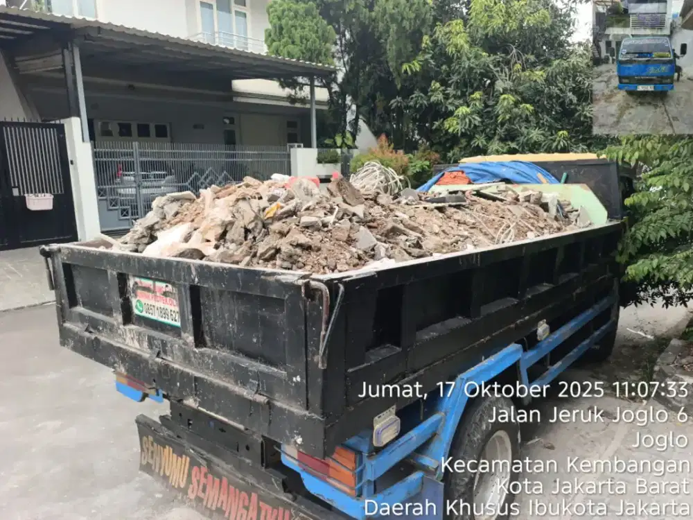 Jasa buang puing murah