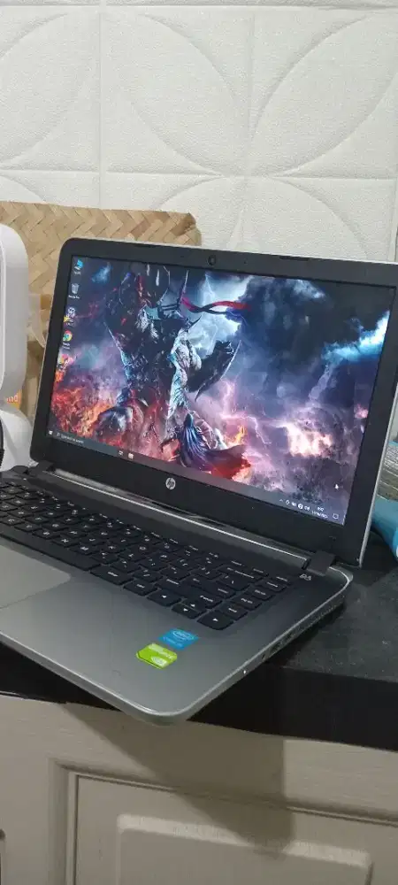 Laptop hp core i7 ram 8gb ssd 128gb hardis 500gb double vga gaming cod
