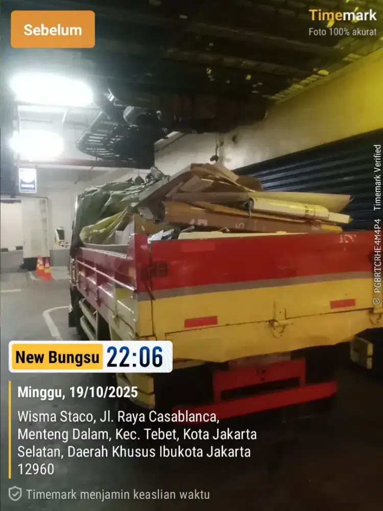Jasa buang puing dan tanah