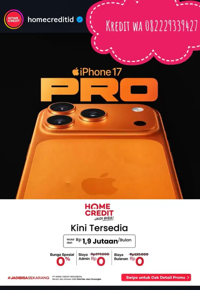 Dijual iphone 17 Pro, Promax terbaru