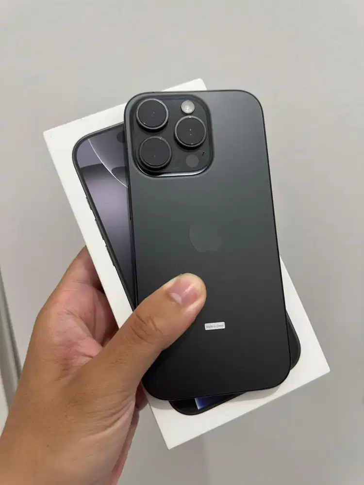 iPhone 16 Pro 128 iBox BH 100 CC Rendah Mulus