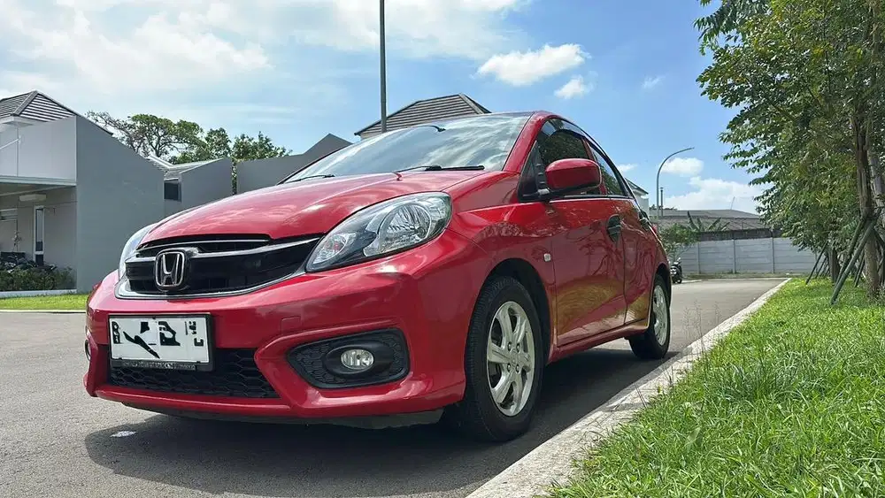 Brio Satya 2018 MT Merah | Original KM Low 80rb | Koleksi | Murah