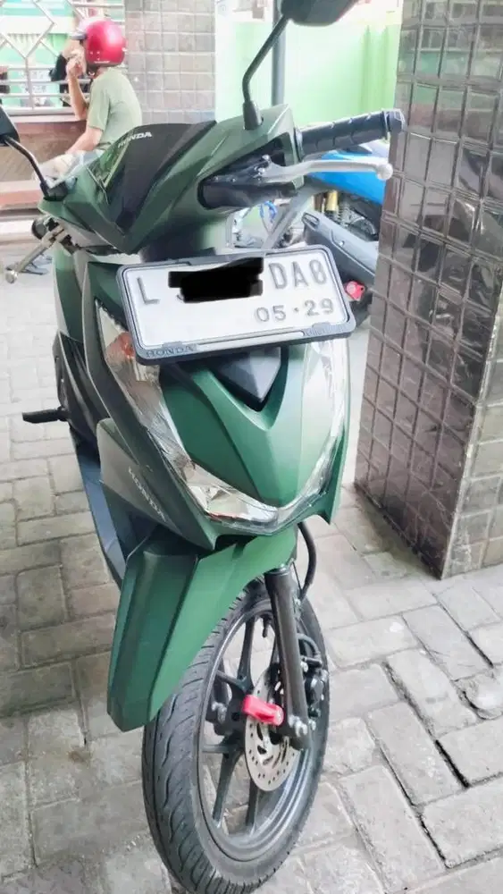 Dijual Beat deluxe istimewa, tahun 2024 KM pendek, warna hijau
