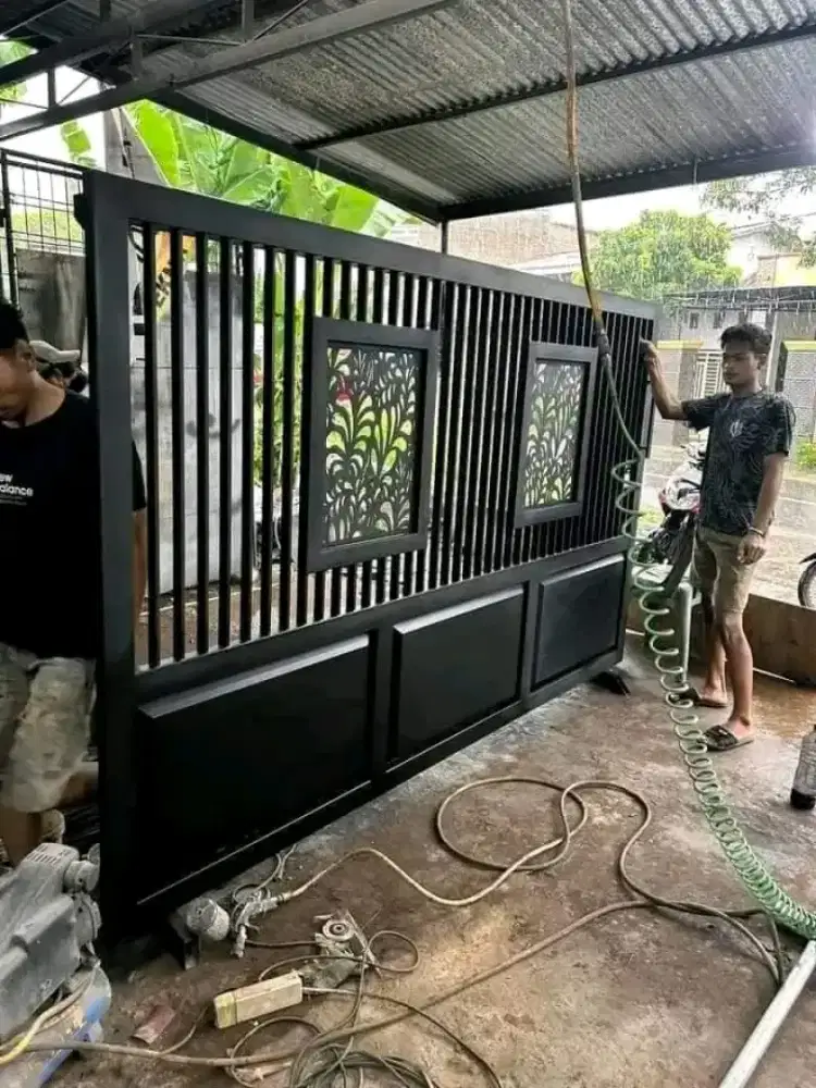 Tukang las pembuatan pagar kanopi tralis jendela